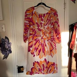 New York & Company patterned dress, size Medium